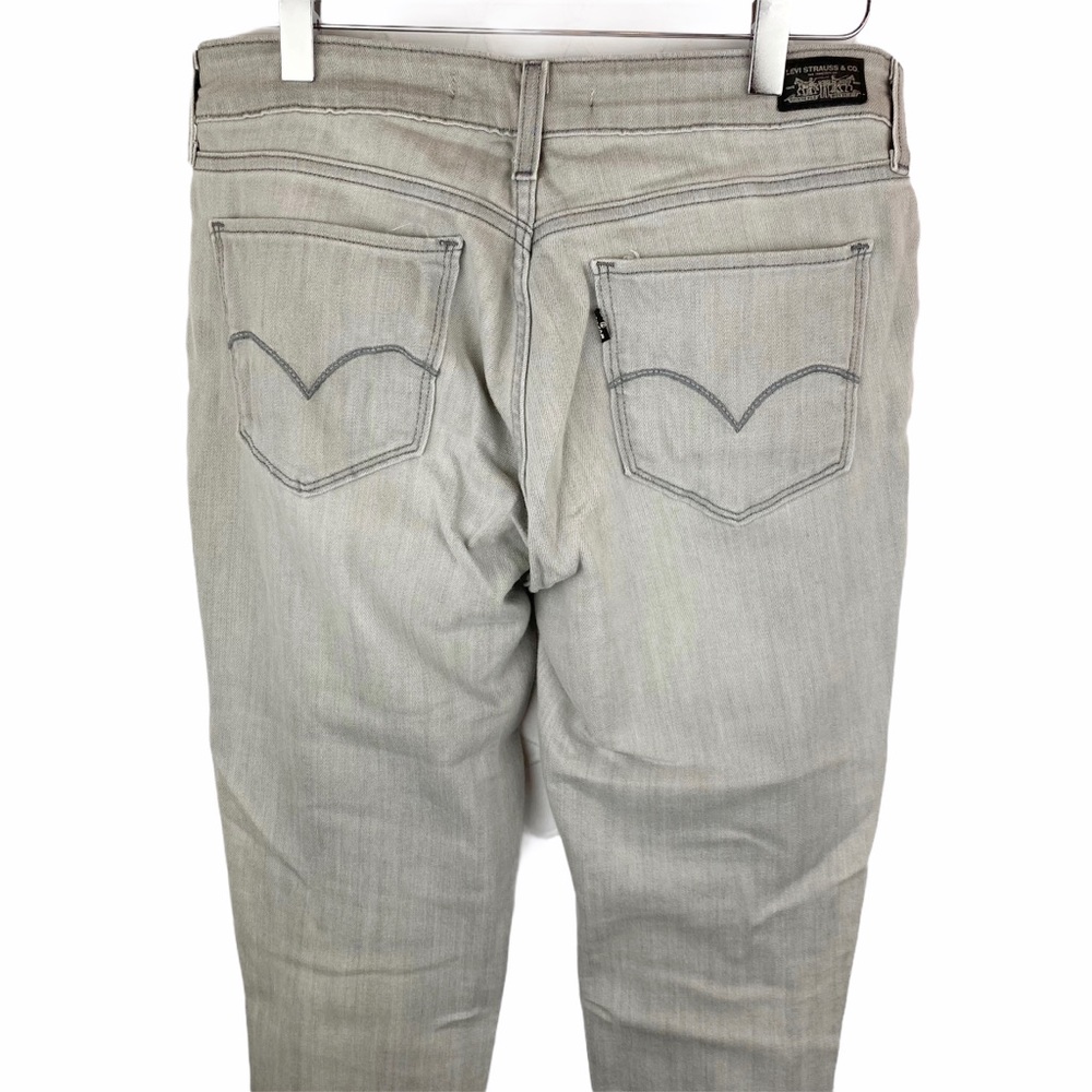 Levi’s Soft Washed Out Grey Engineering Boyfriend Jeans Sz 29 - Picture 4 of 6